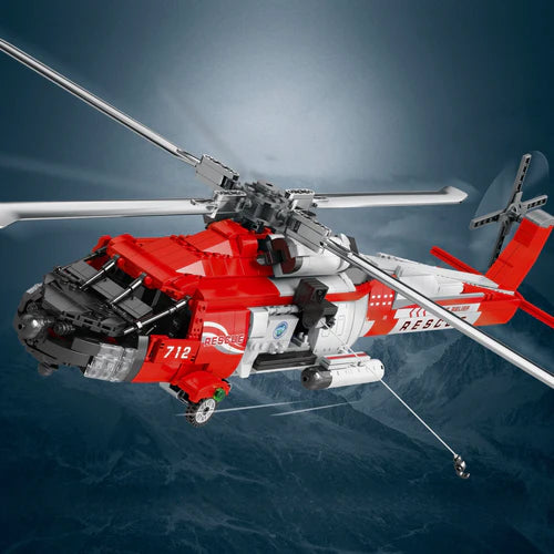 HH-60J Rescue Helicopter | 1138pcs - WorldsBricks