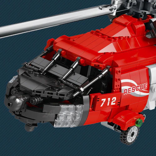 HH-60J Rescue Helicopter | 1138pcs - WorldsBricks