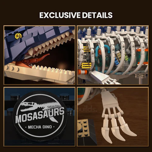 Cyber Mosasaurus | 1028pcs - WorldsBricks