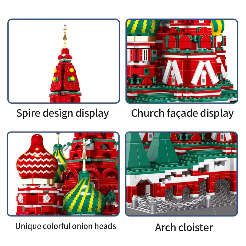St. Basil's Cathedral | 3213pcs - WorldsBricks