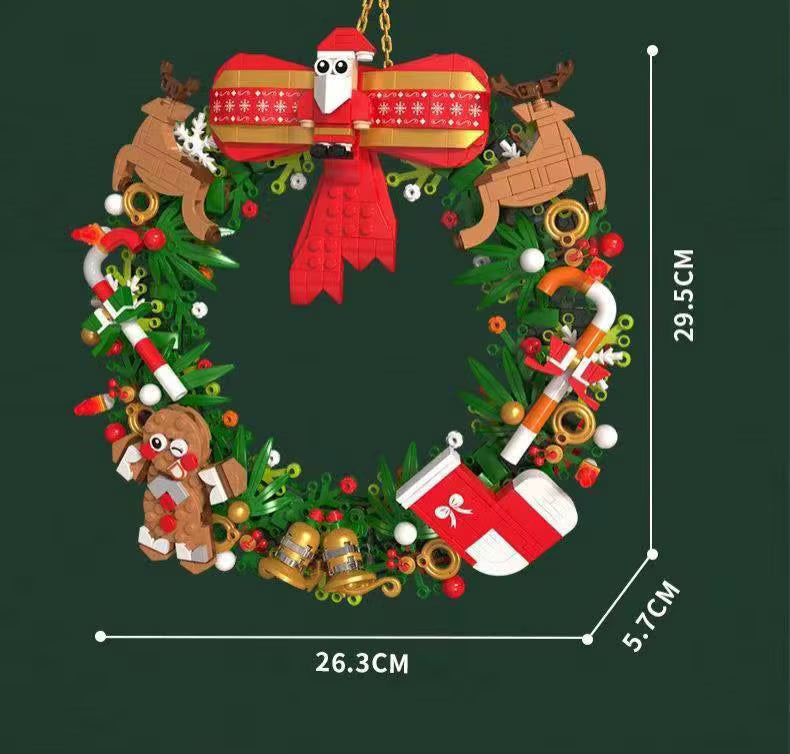 Festive Christmas Wreath 🎄 - WorldsBricks
