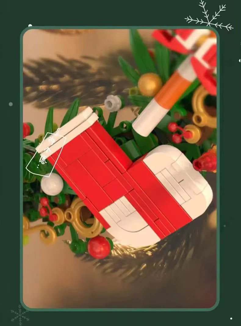 Festive Christmas Wreath 🎄 - WorldsBricks