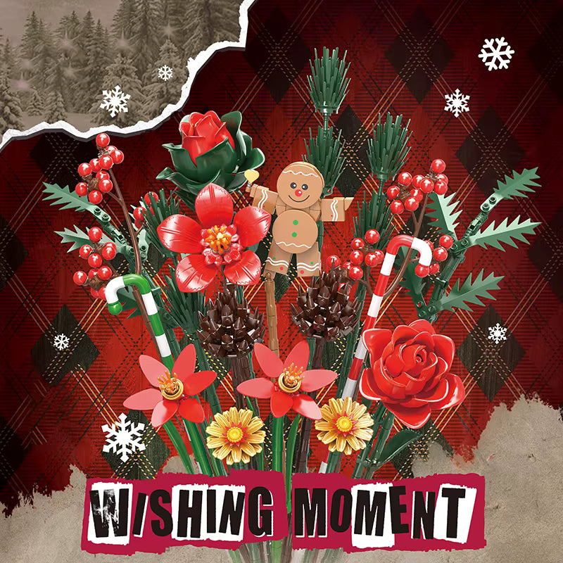 Gingerbread Holiday Bouquet | 865pcs - WorldsBricks