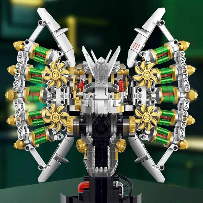 Cyber DinoMecha Head | 954pcs - WorldsBricks