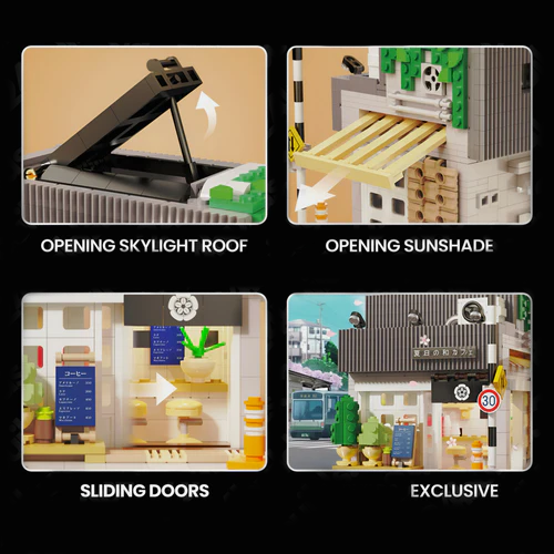 Japanese Summer Coffee House | 1118pcs - WorldsBricks