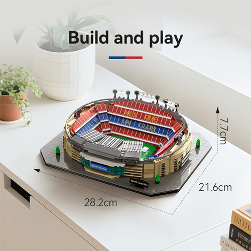 Camp Nou Barcelona FC | 728pcs - WorldsBricks