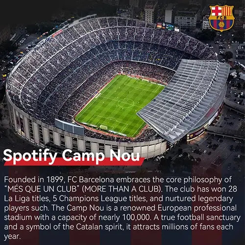 Camp Nou Barcelona FC | 728pcs - WorldsBricks