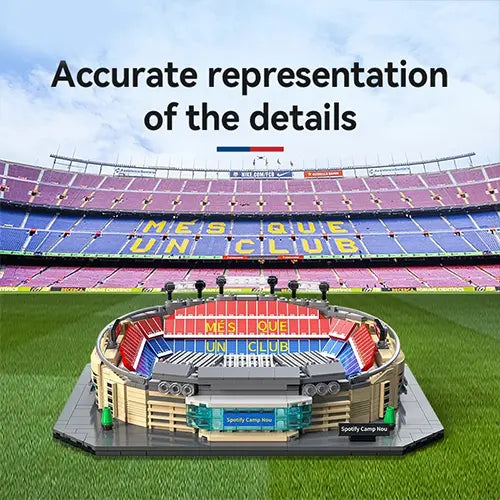 Camp Nou Barcelona FC | 728pcs - WorldsBricks