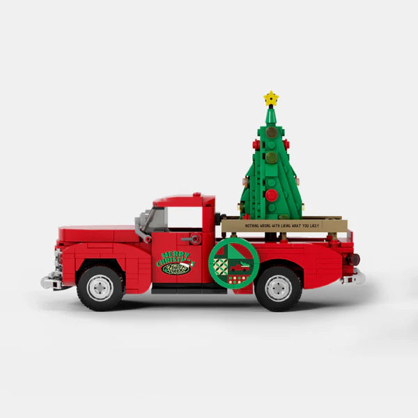 Christmas Pickup Truck X Power Build - WorldsBricks