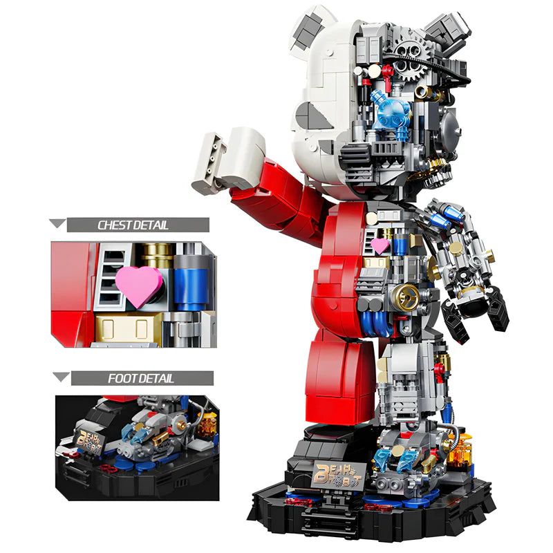 Bearblock #Angrypanda 400% | 1402pcs - WorldsBricks