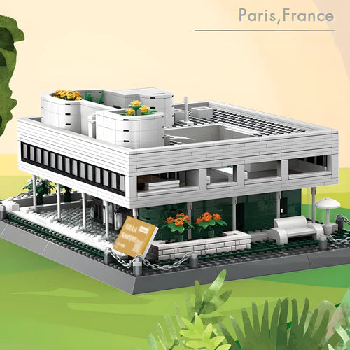 Villa Savoye, Paris | 1225pcs - WorldsBricks