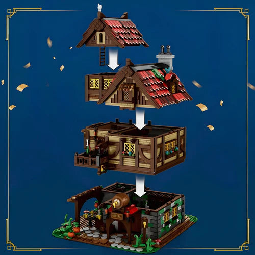 Medieval Bistro and Tavern | 2831pcs - WorldsBricks