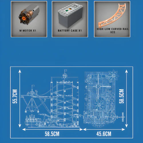 The Pirate Roller Coaster | 2173pcs - WorldsBricks