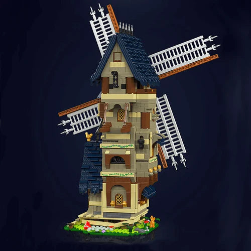 Middle Ages Windmill | 1583pcs - WorldsBricks