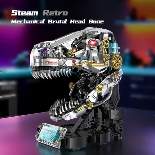 Cyber T-Rex Head | 918pcs - WorldsBricks