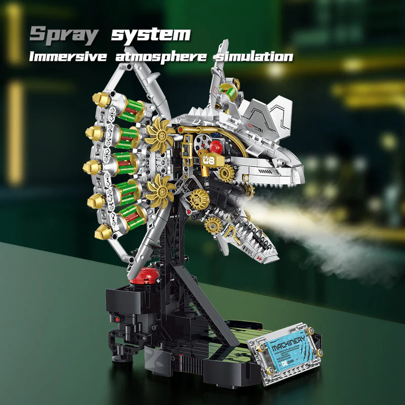 Cyber DinoMecha Head | 954pcs - WorldsBricks