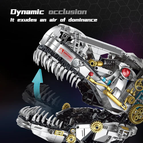 Cyber T-Rex Head | 918pcs - WorldsBricks