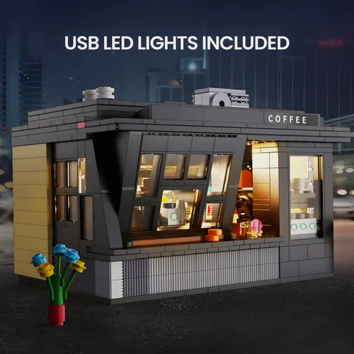 Street Coffee House | 770pcs - WorldsBricks