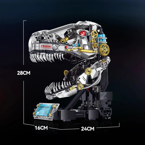 Cyber T-Rex Head | 918pcs - WorldsBricks