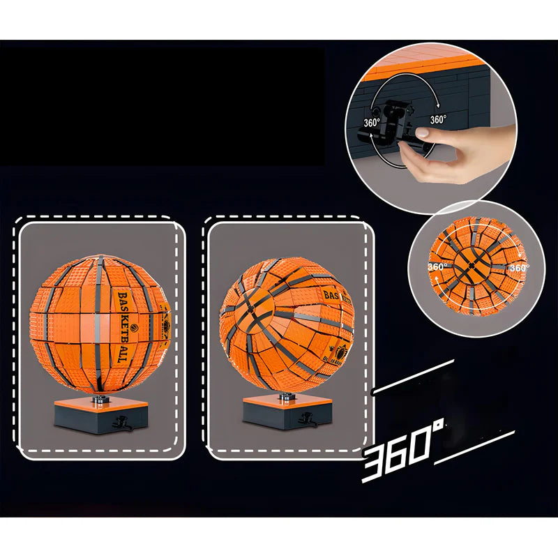 1:1 Scale Basketball | 2220pcs - WorldsBricks