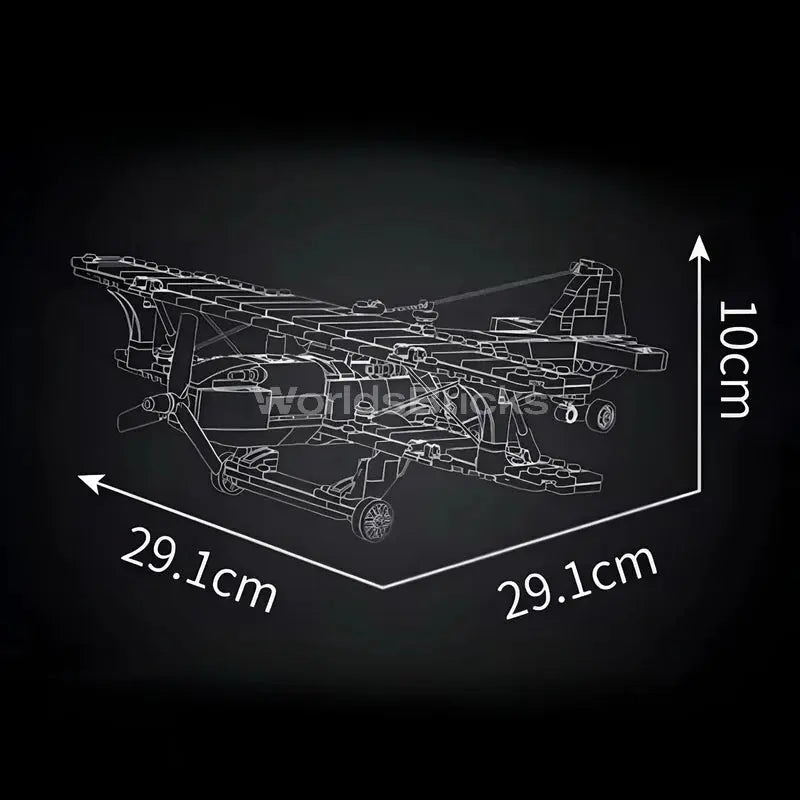 American Sky Racer | 540pcs WorldsBricks