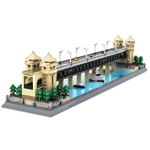 Wuhan Yangtze River Bridge | 1454pcs - WorldsBricks
