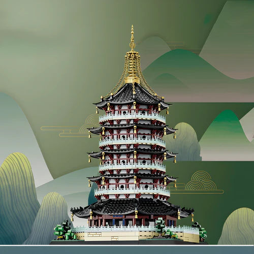 Leifeng Pagoda | 1498pcs - WorldsBricks