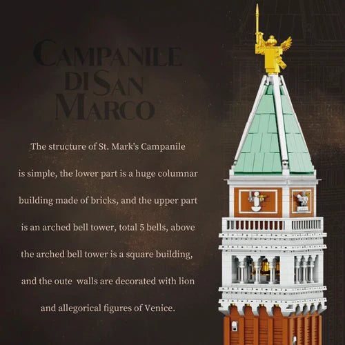 The Ultimate St. Mark's Campanile | 3904pcs - WorldsBricks