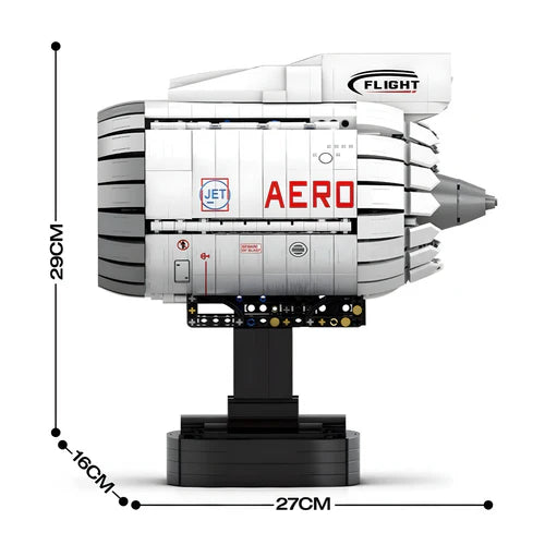 Aircraft Jet Turbine | 1786pcs - WorldsBricks