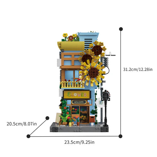 The Sunflower House | 1582pcs - WorldsBricks