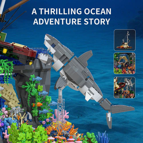 Giant Shark Attack | 2934pcs - WorldsBricks