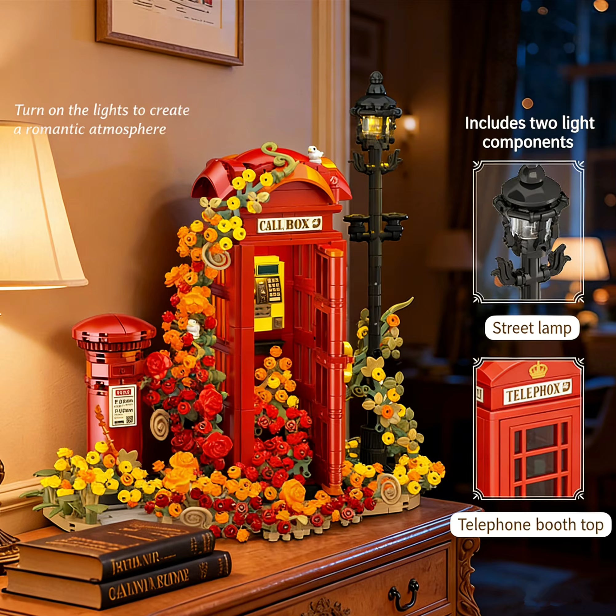 London Red Telephone | 1142PCS WorldsBricks