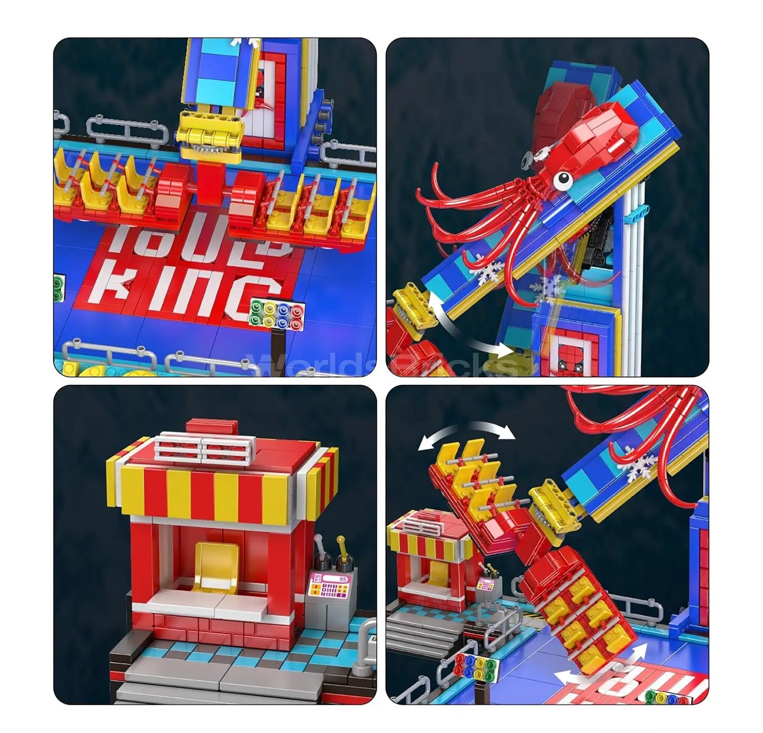 Octopus Spin Ride | 1668pcs