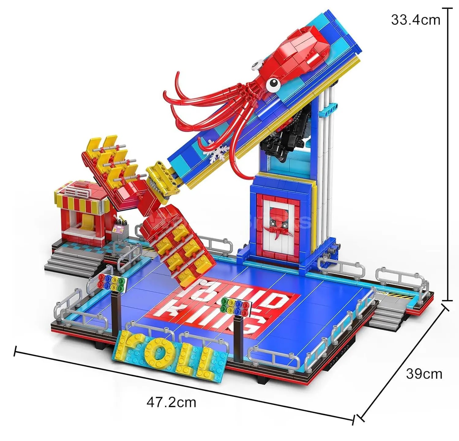 Octopus Spin Ride | 1668pcs