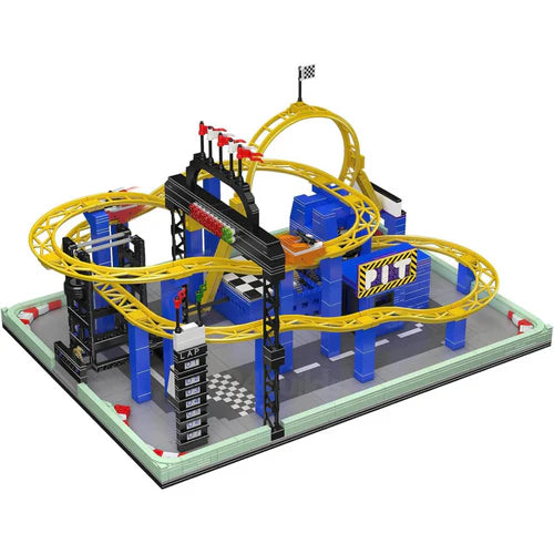 Motorised Roller Coaster | 1708pcs - WorldsBricks