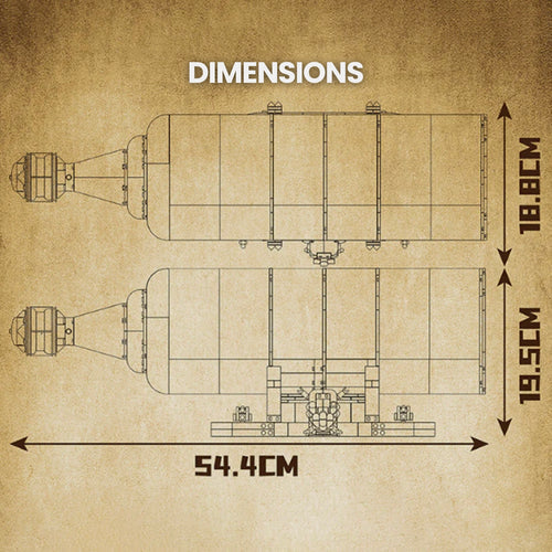 Ship In A Bottle | 2208pcs - WorldsBricks