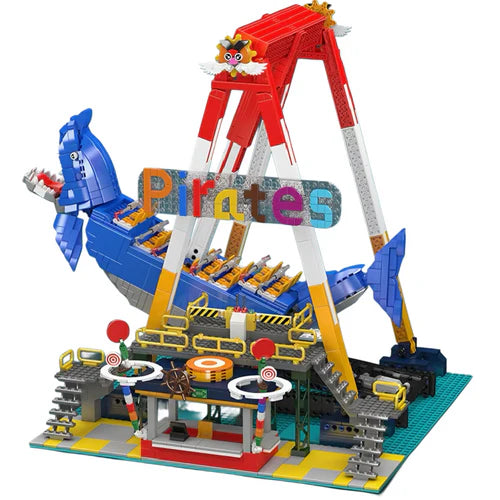 Motorised Shark Swing Ride | 1922pcs - WorldsBricks