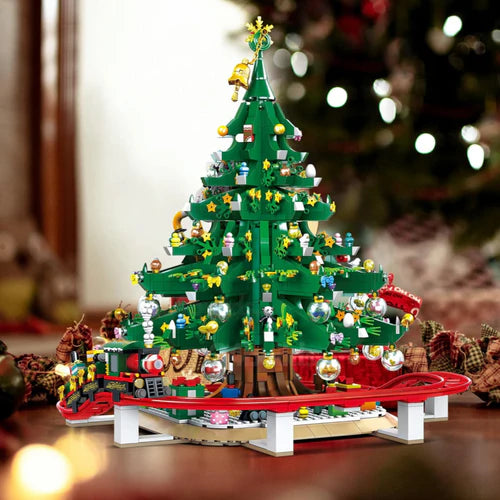Limited Edition Christmas Tree Rollercoaster | 2102pcs - WorldsBricks
