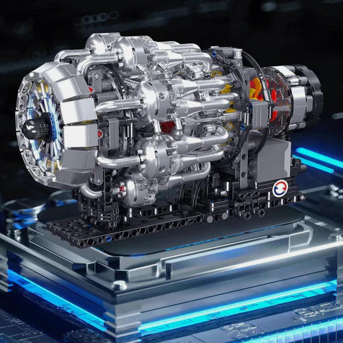Motorised Turbojet Engine | 1214pcs - WorldsBricks