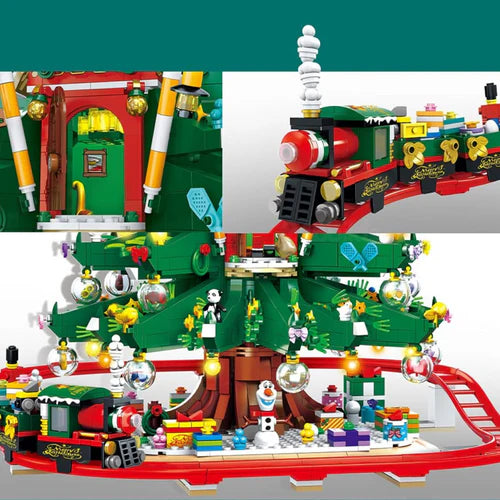 Limited Edition Christmas Tree Rollercoaster | 2102pcs - WorldsBricks