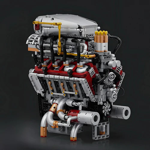 Supercharged V8 American Engine | 2348pcs - WorldsBricks