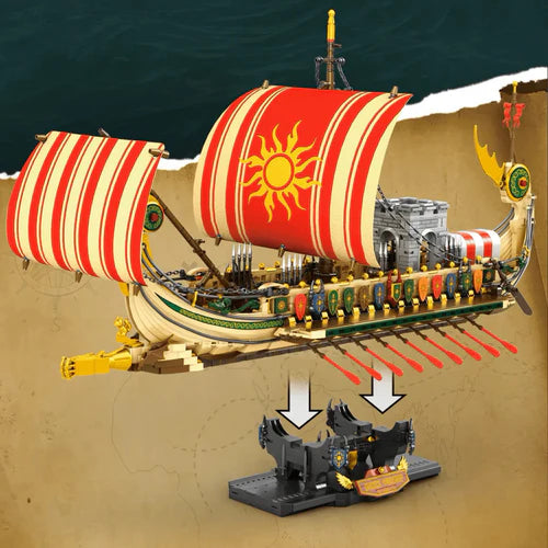 Greek Warship | 2982pcs - WorldsBricks