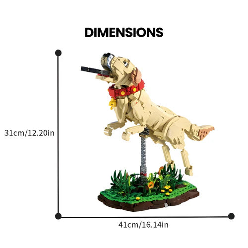 Labrador Retriever | 1258pcs - WorldsBricks