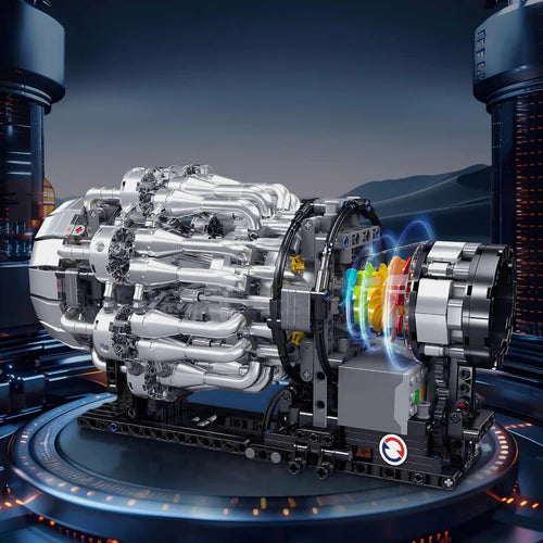 Motorised Turbojet Engine | 1214pcs - WorldsBricks