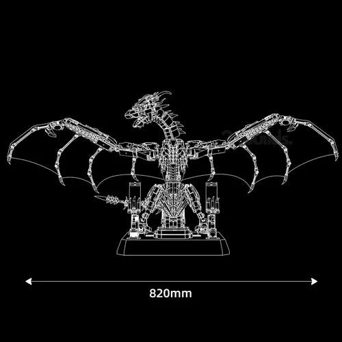 Crimson Dragon | 1690pcs - WorldsBricks