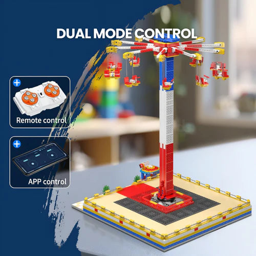 Motorised Swing Carousel | 1580pcs - WorldsBricks
