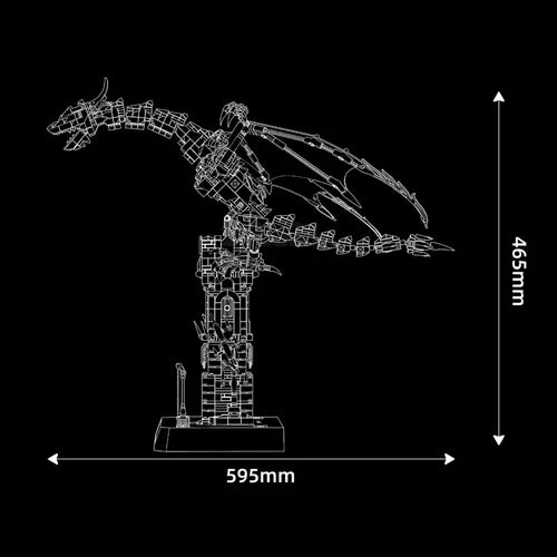 Crimson Dragon | 1690pcs - WorldsBricks