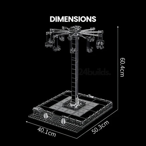 Motorised Swing Carousel | 1580pcs - WorldsBricks