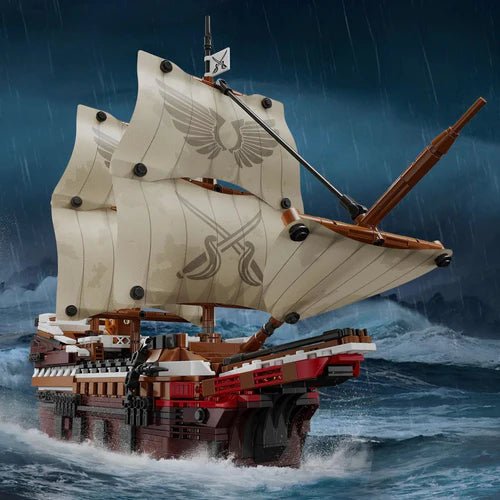 Mayflower Pirate Ship | 2076pcs - WorldsBricks