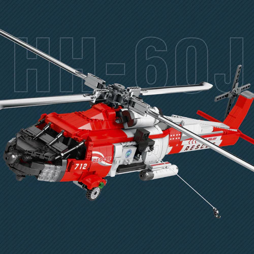 HH-60J Rescue Helicopter | 1138pcs - WorldsBricks